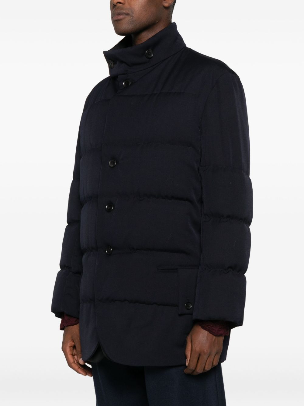 Giacca imbottita a collo alto in nero Yohji yamamoto - uomo 