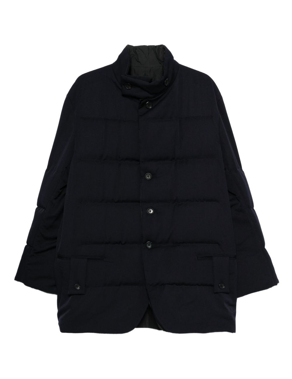 Giacca imbottita a collo alto in nero Yohji yamamoto - uomo 