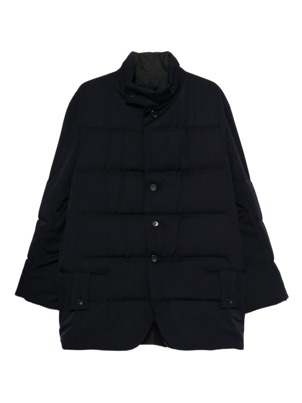 Giacca imbottita a collo alto in nero Yohji yamamoto - uomo 