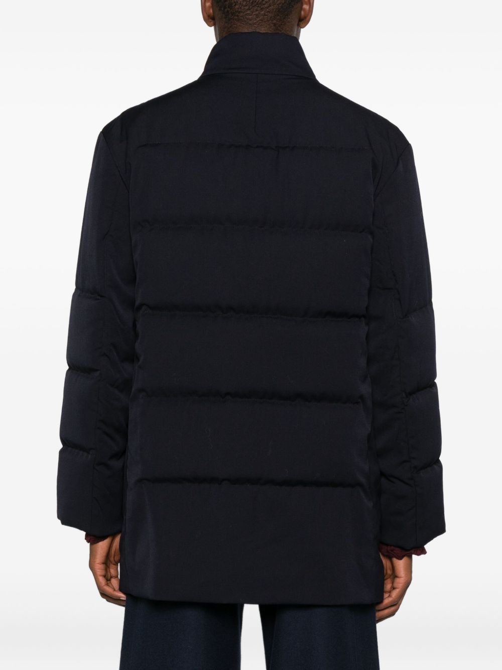 Giacca imbottita a collo alto in nero Yohji yamamoto - uomo 