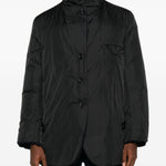 Giacca imbottita a collo alto in nero Yohji yamamoto - uomo 