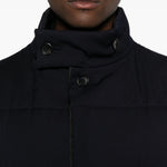 Giacca imbottita a collo alto in nero Yohji yamamoto - uomo 