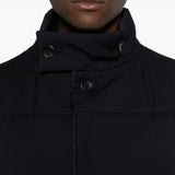 Giacca imbottita a collo alto in nero Yohji yamamoto - uomo 