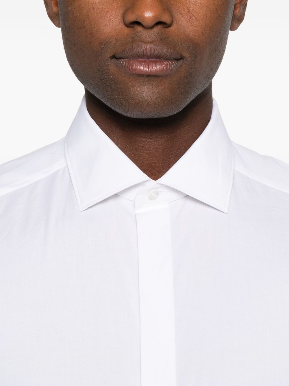 Camicia classica in bianco Zegna - uomo 