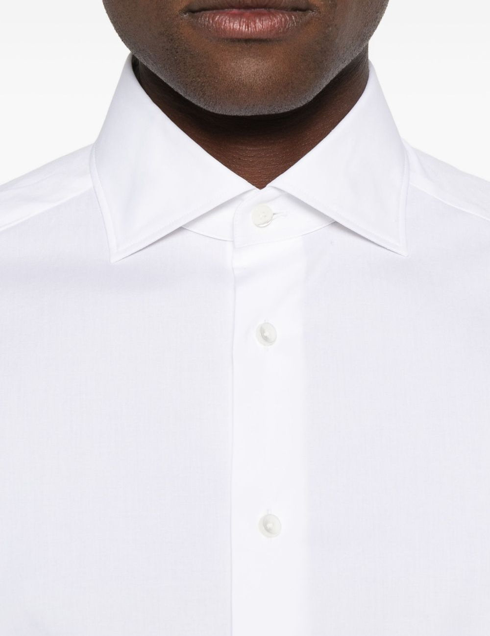 Camicia classica in bianco Zegna - uomo 