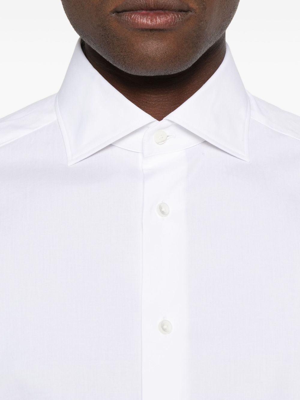 Camicia classica in bianco Zegna - uomo 