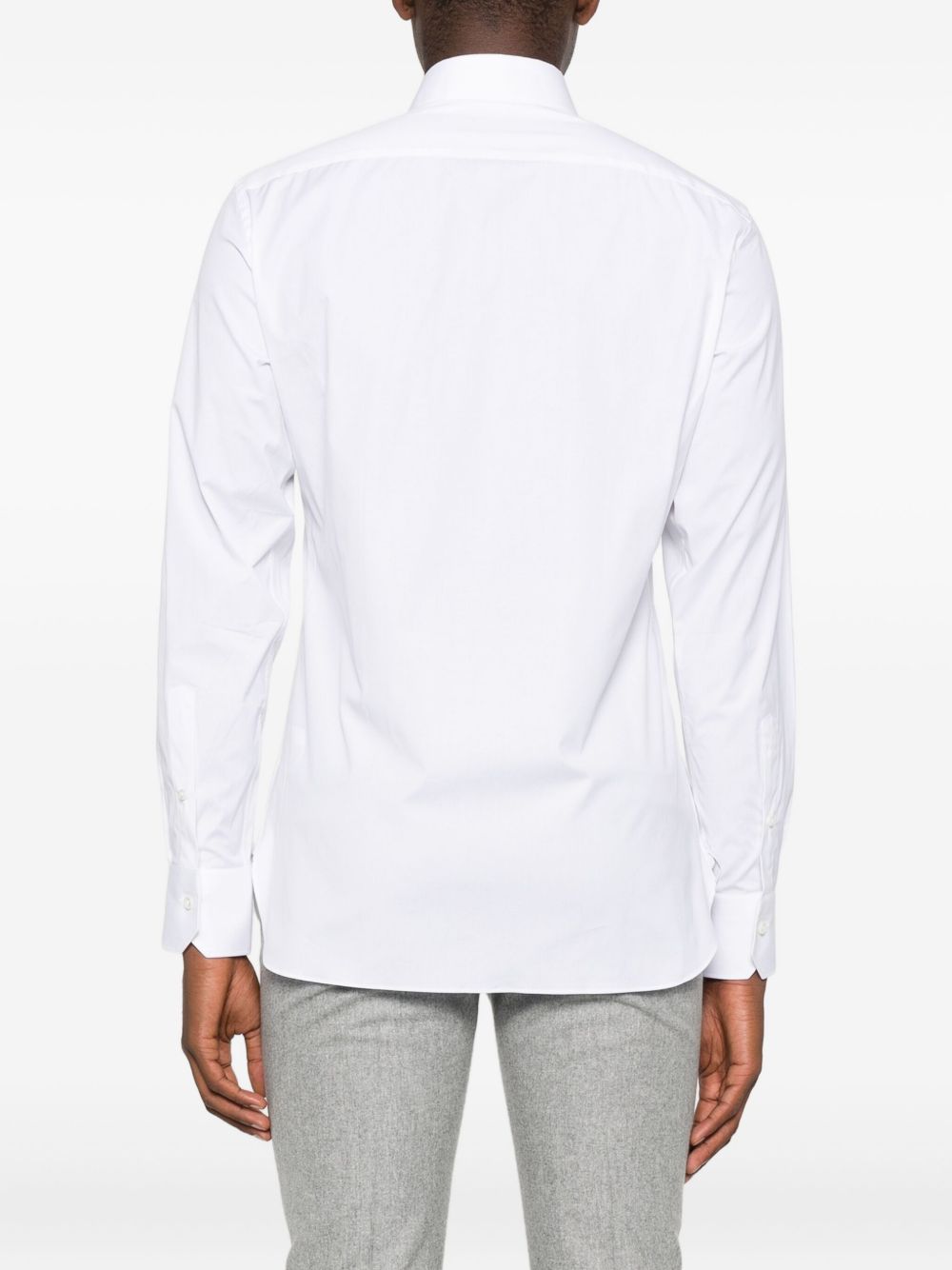 Camicia classica in bianco Zegna - uomo 