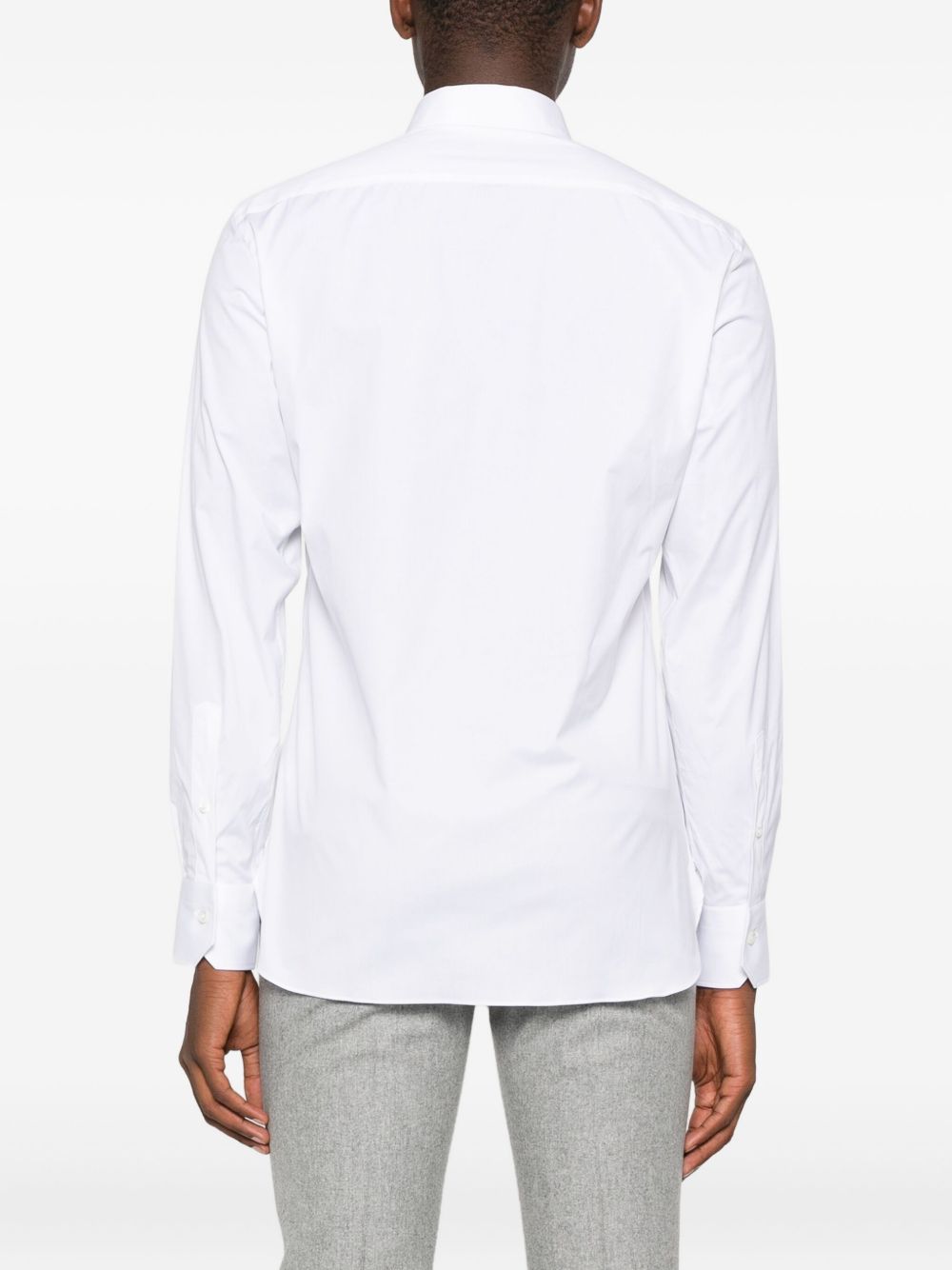 Camicia classica in bianco Zegna - uomo 