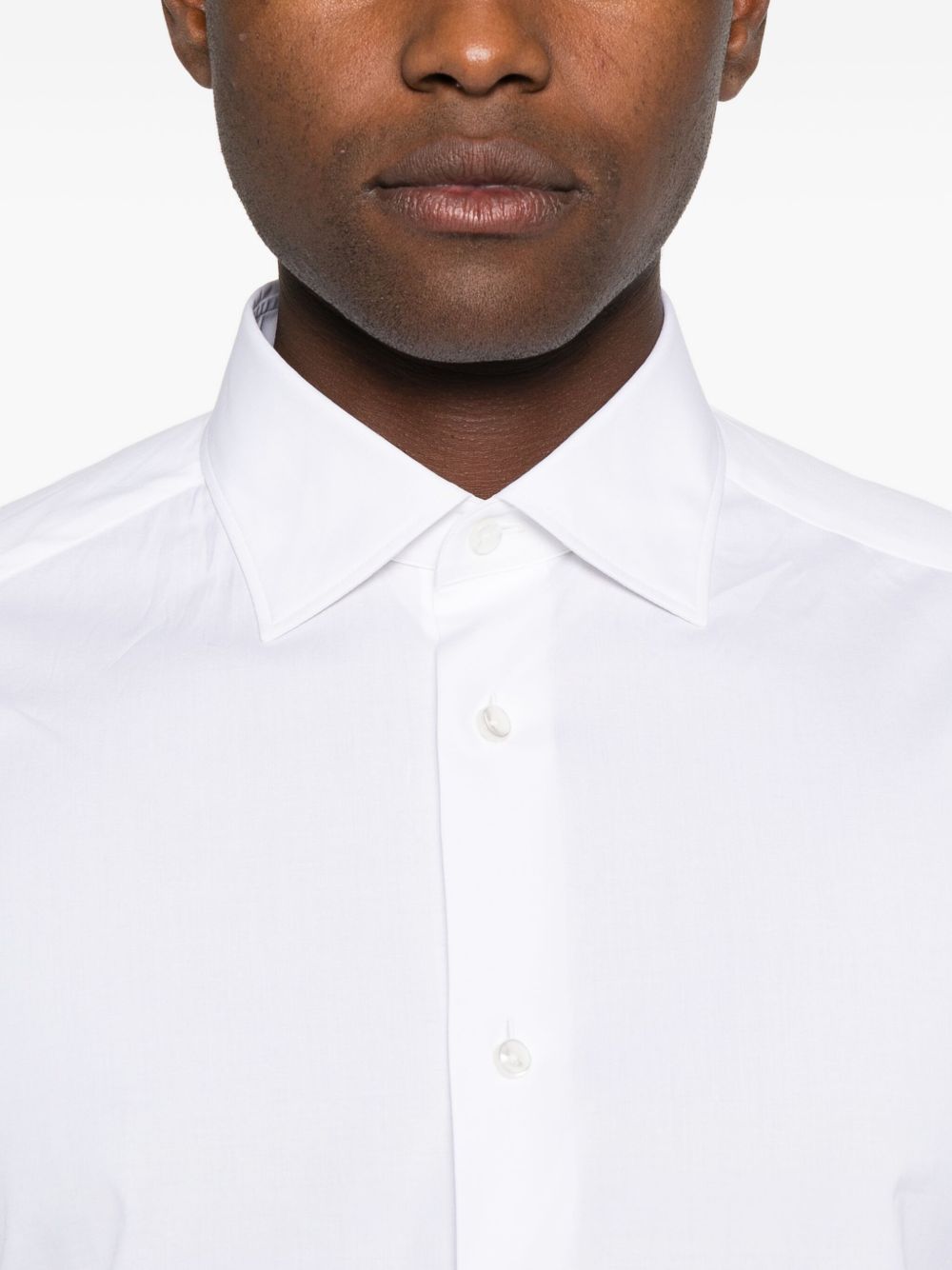 Camicia classica in bianco Zegna - uomo 