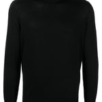 Maglione a collo alto  in nero Zegna - uomo 