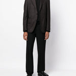 Maglione a collo alto  in nero Zegna - uomo 