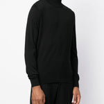 Maglione a collo alto  in nero Zegna - uomo 