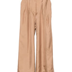 Pantaloni plissé con cintura in beige Zimmermann - donna 