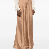 Pantaloni plissé con cintura in beige Zimmermann - donna 