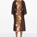 Abito con stampa floreale Ascension in marrone Zimmermann - donna 