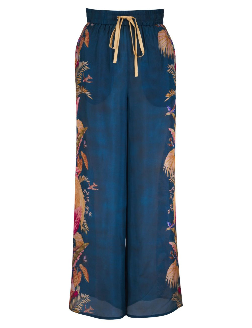 Pantaloni con stampa ascension  in blu Zimmermann - donna 