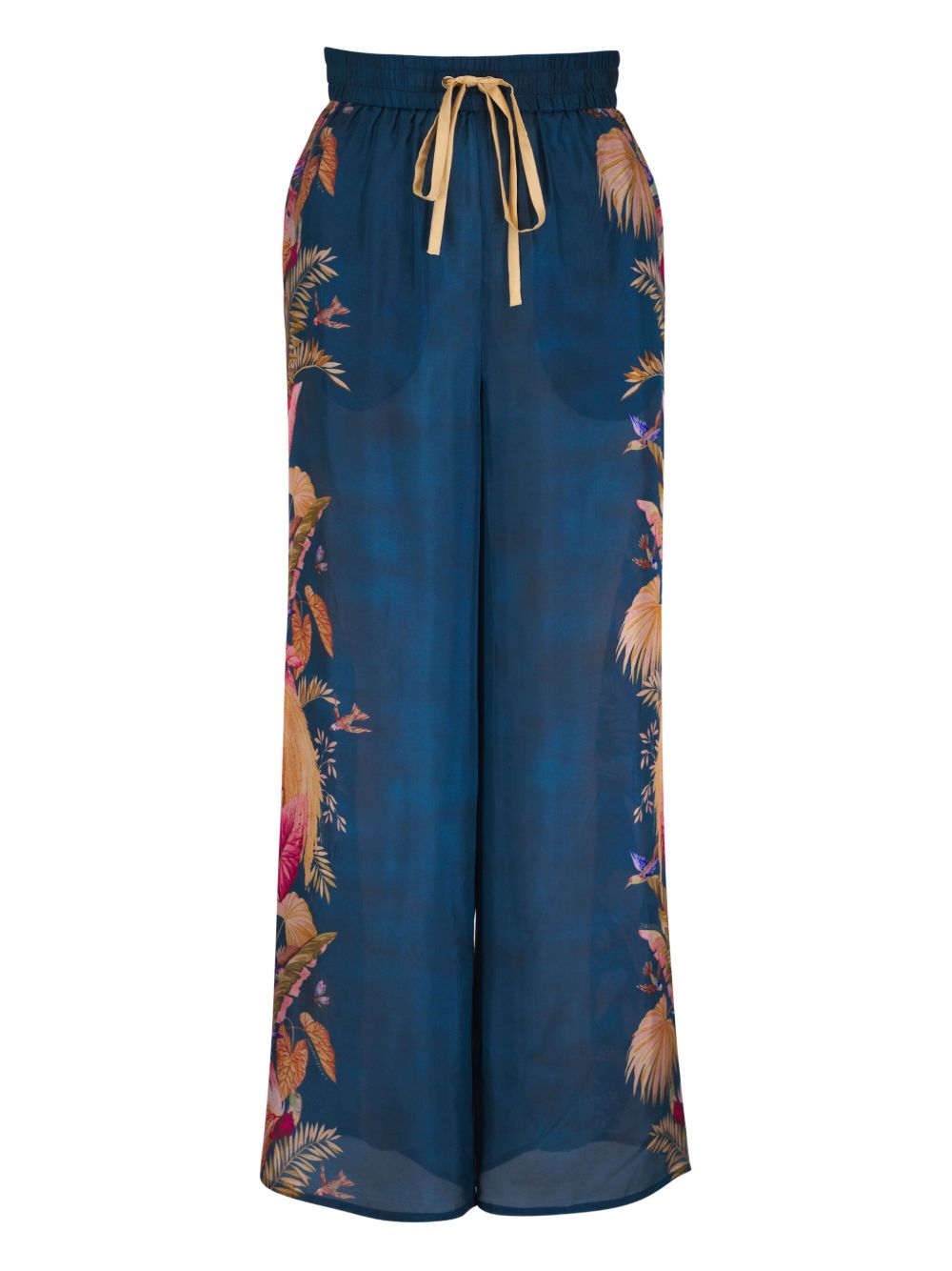 Pantaloni con stampa ascension  in blu Zimmermann - donna 