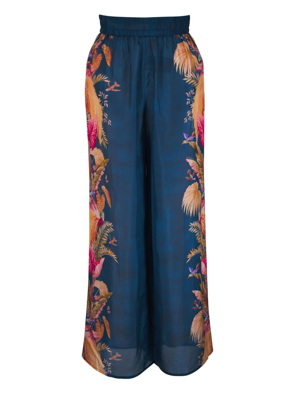 Pantaloni con stampa ascension  in blu Zimmermann - donna 