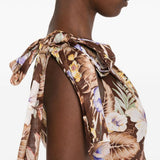 Top Coco monospalla in marrone Zimmermann - donna 