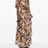 Top Coco monospalla in marrone Zimmermann - donna 