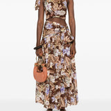 Gonna lunga Coco in multicolore Zimmermann - donna 