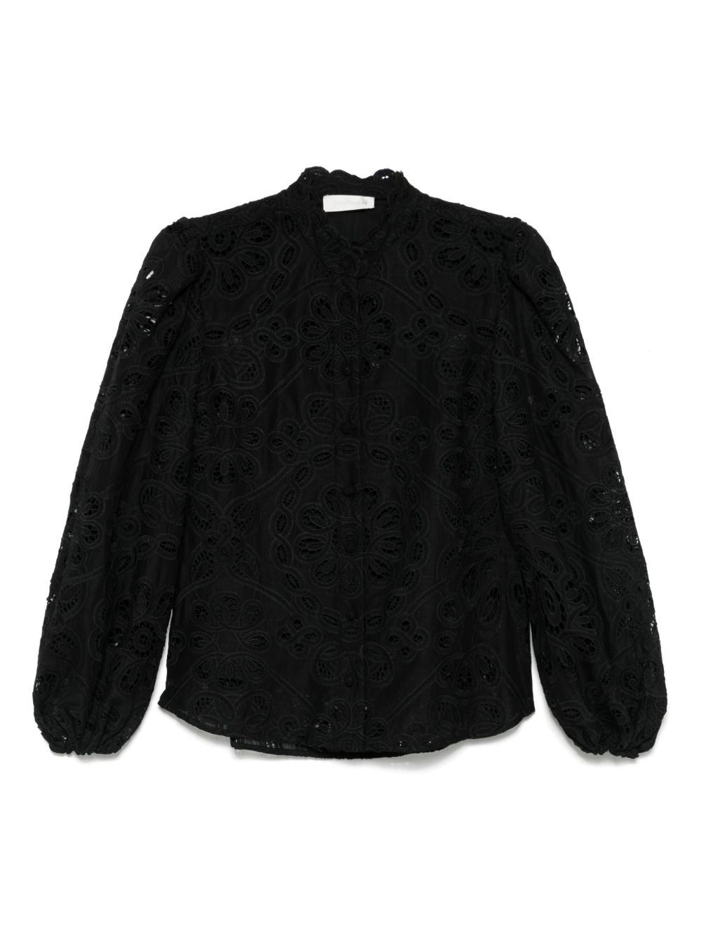 Blusa Rhiannon in pizzo in nero Zimmermann - donna 