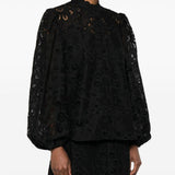 Blusa Rhiannon in pizzo in nero Zimmermann - donna 