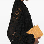 Blusa Rhiannon in pizzo in nero Zimmermann - donna 