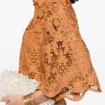 Tunica in pizzo  in arancione Zimmermann - donna 
