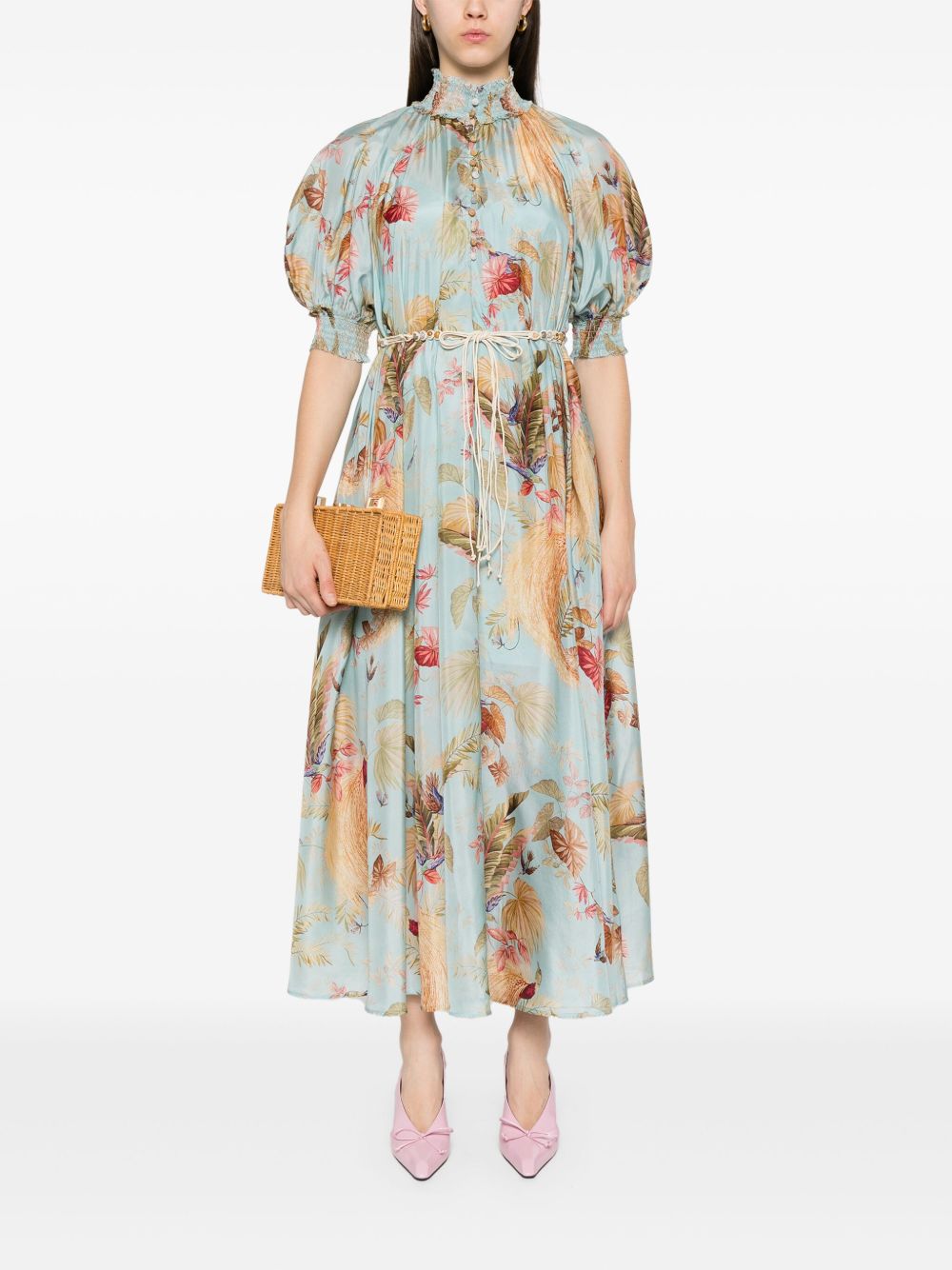 Abito a fiori ascension billow multicolore Zimmermann - donna 