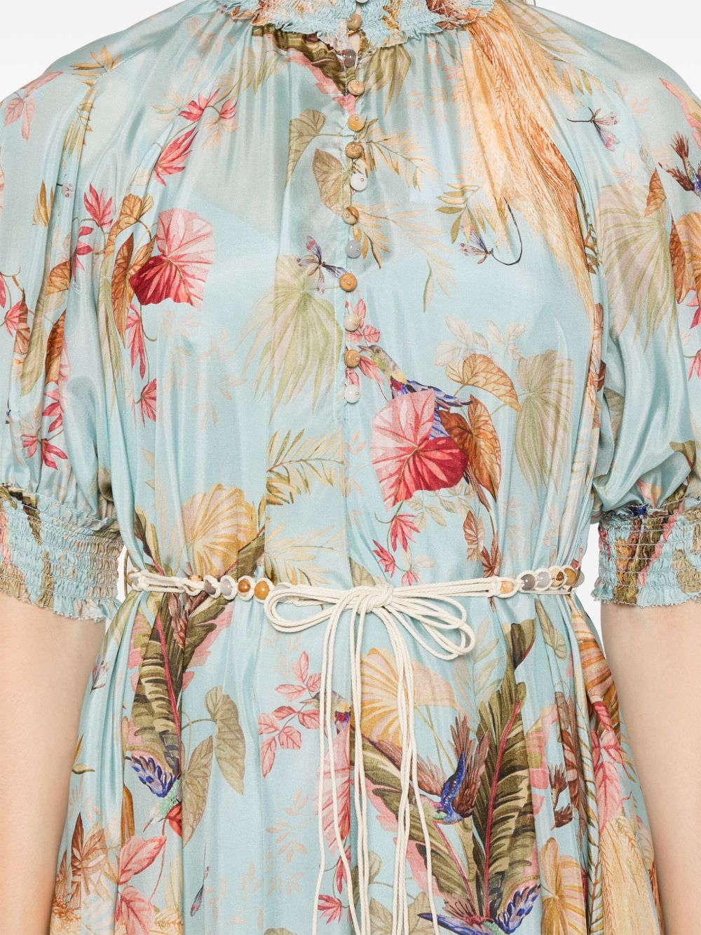 Abito a fiori ascension billow multicolore Zimmermann - donna 