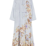 Abito lungo Coco Billow in azzurro Zimmermann - donna 