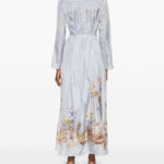 Abito lungo Coco Billow in azzurro Zimmermann - donna 