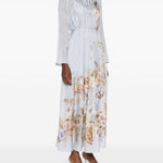 Abito lungo Coco Billow in azzurro Zimmermann - donna 