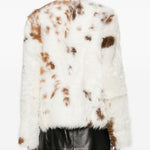 Giacca in shearling hypnotic spot color crema Zimmermann - donna 