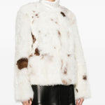 Giacca in shearling hypnotic spot color crema Zimmermann - donna 