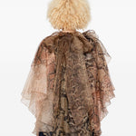 Blusa con stampa in marrone Zimmermann - donna 