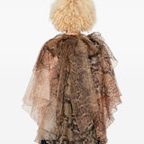 Blusa con stampa in marrone Zimmermann - donna 