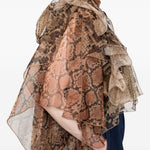 Blusa con stampa in marrone Zimmermann - donna 
