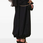 Blusa con volant e decorazioni floreali in nero Zimmermann - donna 