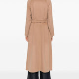 Cappotto ampio in lana vergine in beige 's maxmara - donna 