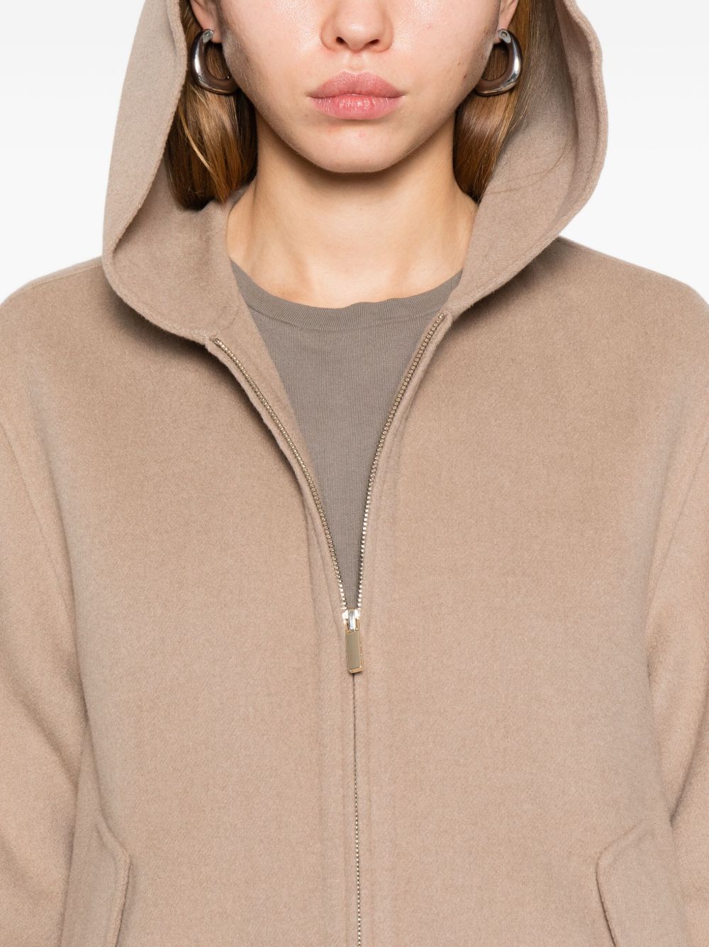 Felpa in lana double roland in beige 's maxmara - donna 