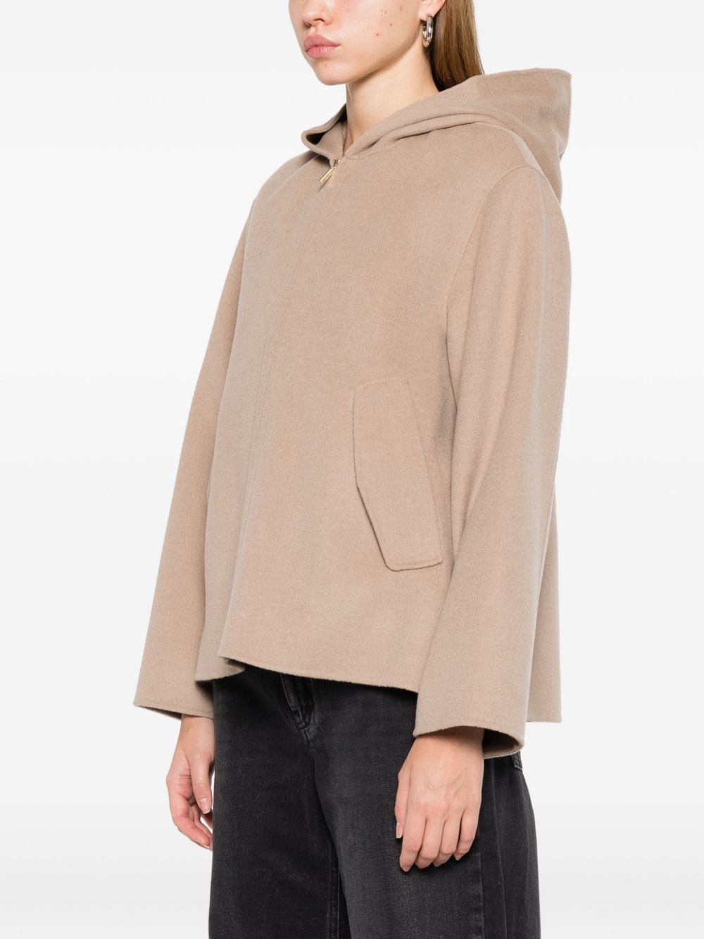 Felpa in lana double roland in beige 's maxmara - donna 