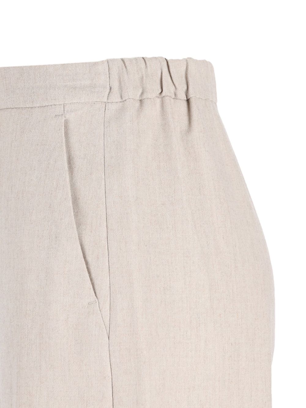 Pantaloni con coulisse floria in beige 's maxmara - donna 