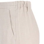 Pantaloni con coulisse floria in beige 's maxmara - donna 