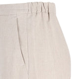Pantaloni con coulisse floria in beige 's maxmara - donna 