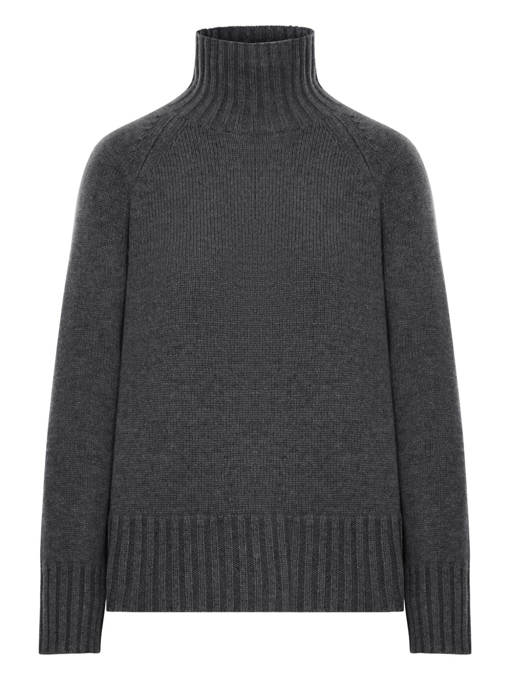 Maglione a collo alto con maniche raglan in grigio 's maxmara - donna 