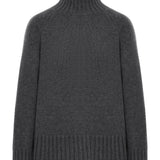 Maglione a collo alto con maniche raglan in grigio 's maxmara - donna 