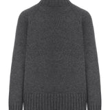 Maglione a collo alto con maniche raglan in grigio 's maxmara - donna 