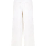Pantaloni con passanti in bianco 's maxmara - donna 